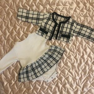 Chanel style baby suit